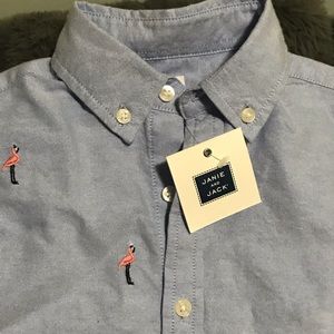 Janie&Jack size 4, flamingo shirt